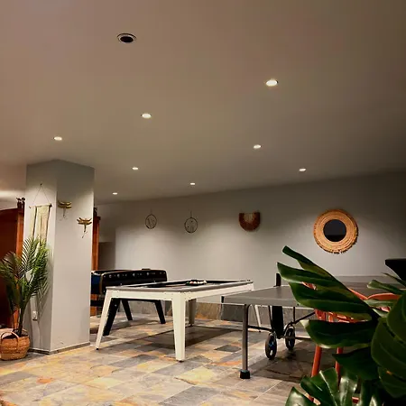 Villa Gorille - Spa Prive, Climatisation, Sauna, Borne D'Arcade, Babyfoot *